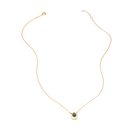 Золотое колье с александритом