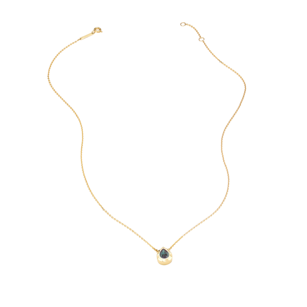 Золотое колье с александритом