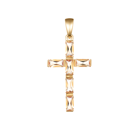 Подвеска из золота с цитринами