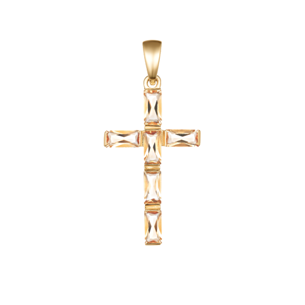 Подвеска из золота с цитринами