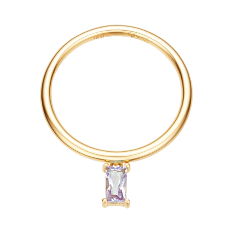 Золотое кольцо с аметистом