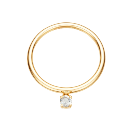 Золотое кольцо с топазом