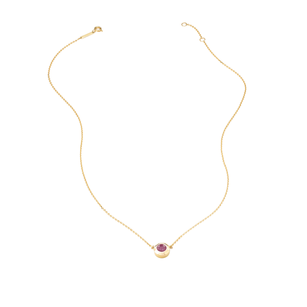 Золотое колье с рубином