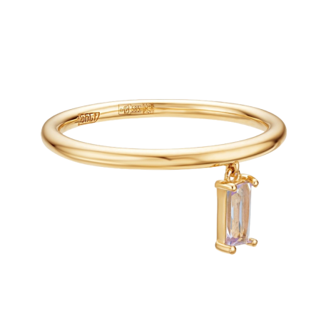 Золотое кольцо с аметистом