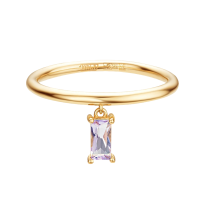 Золотое кольцо с аметистом