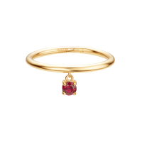 Золотое кольцо с гранатом