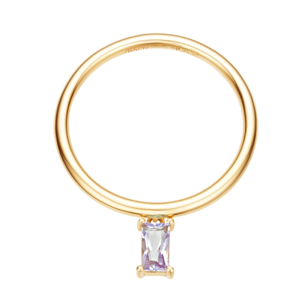 Золотое кольцо с аметистом