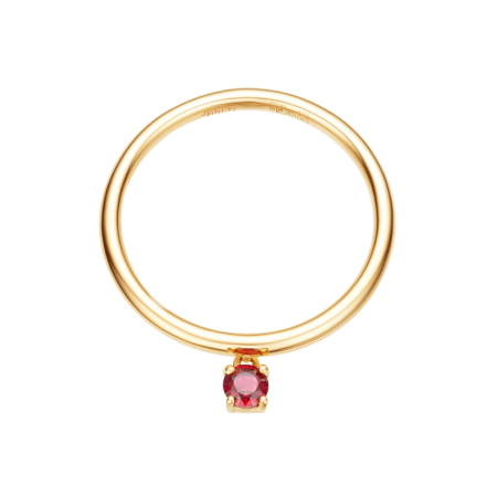 Золотое кольцо с гранатом