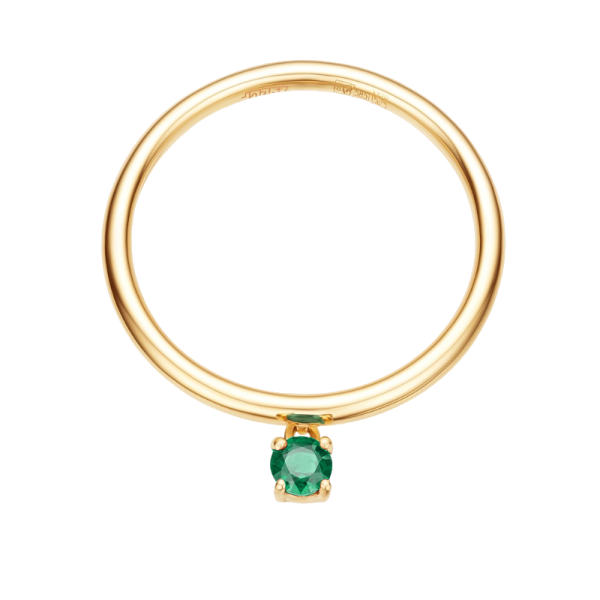 Золотое кольцо с изумрудом